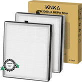 Filtre de rechange HEPA KNKA pour purificateur d'air APH3000, lot de 2, filtre HEPA H13 True